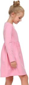img 3 attached to 👧 Boyoo Casual Sleeve Pocket Girls' Clothing