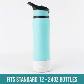 img 3 attached to 🌱 SAVVY PLANET Multiuse Silicone Sleeve for Glass Bottles - 2 Pack: Protection and Versatility for Spray Bottles, Hydroflask, Water Bottles