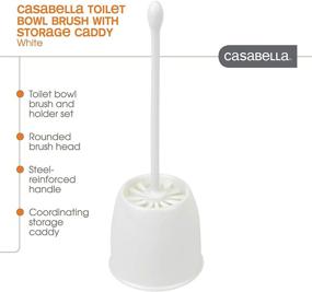 img 3 attached to Casabella Toilet Brush Holder White