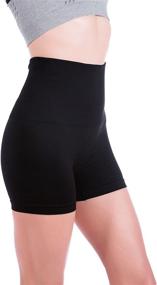 img 4 attached to 🩲 Tummy Control Yoga Shorts for Women: Enhance Your Workout with Homma Fitness Running Bike Shorts