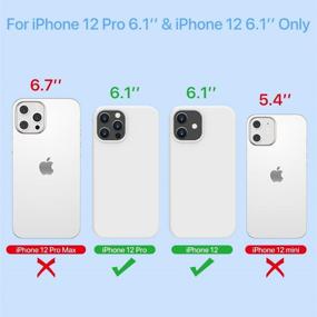 img 3 attached to 📱 MIRACASE iPhone 12 Pro Case 6.1 inch (2020) - Creamy White, Liquid Silicone Gel Rubber Full Body Protection, Shockproof & Drop Protection Case