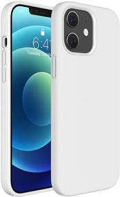 img 4 attached to 📱 MIRACASE iPhone 12 Pro Case 6.1 inch (2020) - Creamy White, Liquid Silicone Gel Rubber Full Body Protection, Shockproof & Drop Protection Case