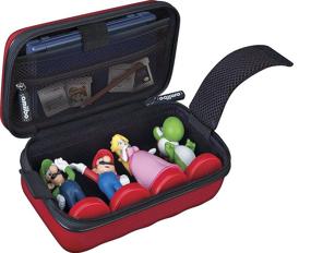 img 2 attached to 🎮 Red Nintendo 3DS Amiibo Case - Officially Licensed, Deluxe Traveler for Storage, Display, and Carrying