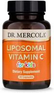 🍊 dr. mercola liposomal vitamin c for kids capsules - 125 mg, 30 servings (30 capsules) | non-gmo, soy & gluten-free logo