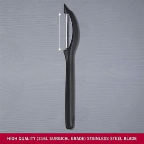 img 2 attached to 🔪 Versatile and Sleek: Victorinox Universal Peeler in Black