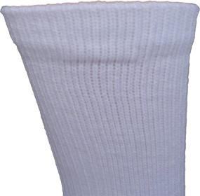 img 2 attached to 🧦 Cushees Thick Crew Socks, Pack of 3