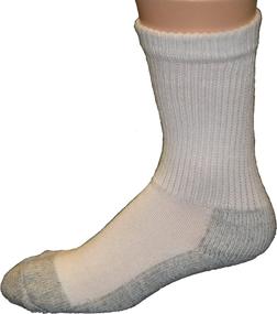 img 4 attached to 🧦 Cushees Thick Crew Socks, Pack of 3