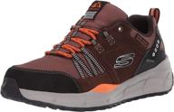 skechers equalizer trail oxford black men's shoes and athletic logo