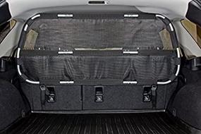 img 2 attached to 🐶 Bushwhacker - Cargo Area Dog Barrier: 46" Wide Hatchback Pet Divider for CUV & Mid-Sized SUV - Secure Back Seat Restraint, Barrier Fence, Trunk Partition - Travel with Ease!