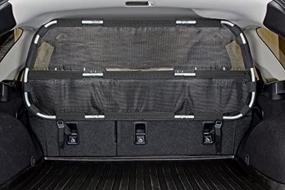 img 3 attached to 🐶 Bushwhacker - Cargo Area Dog Barrier: 46" Wide Hatchback Pet Divider for CUV & Mid-Sized SUV - Secure Back Seat Restraint, Barrier Fence, Trunk Partition - Travel with Ease!