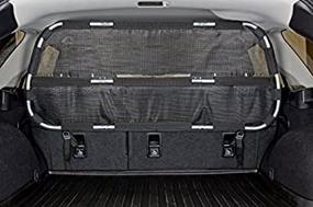 img 1 attached to 🐶 Bushwhacker - Cargo Area Dog Barrier: 46" Wide Hatchback Pet Divider for CUV & Mid-Sized SUV - Secure Back Seat Restraint, Barrier Fence, Trunk Partition - Travel with Ease!