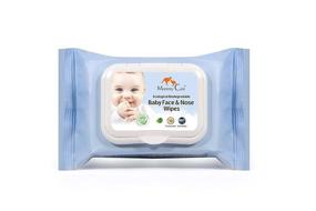 img 4 attached to 👶 Mommy Care Organic Baby Face & Nose Wipes - Biodegradable & Eco Friendly - Gentle Care for Sensitive Skin - 24 count