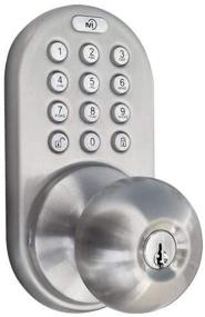 img 3 attached to 🔒 Enhance Interior Security with MiLocks TKK-02SN Digital Door Knob Lock – Satin Nickel Finish