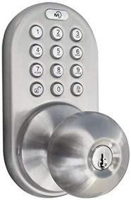 img 2 attached to 🔒 Enhance Interior Security with MiLocks TKK-02SN Digital Door Knob Lock – Satin Nickel Finish