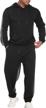 coofandy jogger outfits soccer hooded men's clothing and active logo
