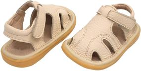 img 2 attached to 👦 Stylish and Durable Boys' Outdoor Leather Sandals by LONSOEN - Perfect for all Outdoor Activities!