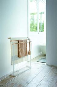 img 3 attached to 🛀 Organize Your Bathroom with the Yamazaki Home Tosca Bath Towel Hanger and Rack Holder