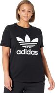 👕 adidas originals women's adicolor classics trefoil tee: timeless style and comfort for every fashionista логотип