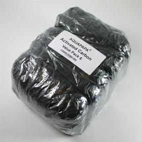 img 1 attached to 🐟 AquaPapa 6 lbs Activated Charcoal Pellets in 6 Mesh Bags for Optimal Fish Tank Aquarium Filtration