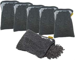 img 2 attached to 🐟 AquaPapa 6 lbs Activated Charcoal Pellets in 6 Mesh Bags for Optimal Fish Tank Aquarium Filtration