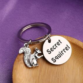 img 1 attached to SEIRAA Squirrel Keychain Jewelry Friendship