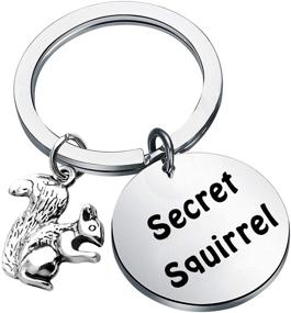 img 4 attached to SEIRAA Squirrel Keychain Jewelry Friendship