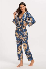 img 1 attached to 🌙 Elevate Your Sleepwear Collection with Escalier Women's Pajamas and Nightwear