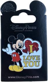 img 1 attached to Disney Parks Mickey Mouse Trading Pin: Express Love in Sign Language