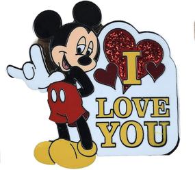 img 2 attached to Disney Parks Mickey Mouse Trading Pin: Express Love in Sign Language