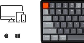 img 3 attached to 🔥 Клавиатура Keychron K4 с заменяемыми переключателями Gateron Red, RGB подсветкой, 96% макетом, алюминиевой рамкой - Версия 2: Идеальная игровая клавиатура для Mac и Windows