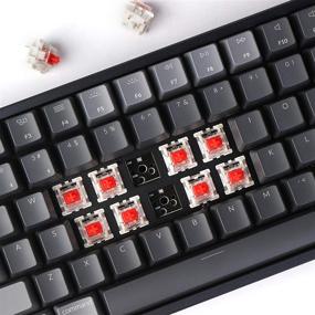 img 2 attached to 🔥 Keychron K4 Hot Swappable Mechanical Gaming Keyboard with Gateron Red Switch, RGB Backlit, 96% Layout, Aluminum Frame - Version 2: Ultimate Gaming Keyboard for Mac and Windows