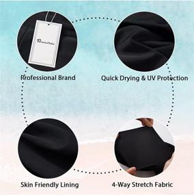 img 1 attached to 👙 Bonneuitbebe Hipster Swimsuit Tankini: Trendy Women's Clothing for Swimwear & Cover Ups