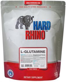 img 4 attached to 🥫 Порошок L-Глютамина высокого качества от Hard Rhino - 1 килограмм (2,2 фунта), без вкуса, проверенный в лаборатории - в комплекте с мерной ложкой