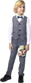 img 4 attached to Wedding Sleeves Gentleman Elegant Outfits