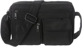 img 4 attached to Crossbody Multi Pocket Waterproof Messenger Pocketbook Women's Handbags & Wallets in Crossbody Bags