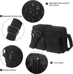 img 2 attached to Crossbody Multi Pocket Waterproof Messenger Pocketbook Women's Handbags & Wallets in Crossbody Bags