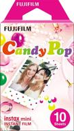 fujifilm instax mini candy pop film: captivating 10 exposures for instant memories logo
