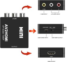 img 2 attached to 🔌 DigitNow 1080P RCA to HDMI Converter: Enhance Visuals and Audio on PC/Laptop/Xbox/PS4/TV