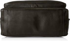 img 1 attached to 👜 Кожаная сумка через плечо Piel: Стильная и вместительная, черного цвета, единого размера