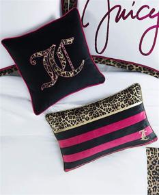 img 2 attached to 🐆 Декоративная подушка Juicy Couture, леопардовый принт - упаковка из 1 шт., изысканный акцент для стильного декора.