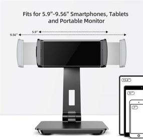 img 3 attached to 🔧 UPERFECT Portable Monitor Stand: Adjustable Aluminum Stand for Tablets & Portable Monitors