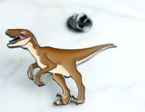 img 3 attached to KimYoung Dinosaur Backpacks: Unique Enamel Jewelry Brooches & Pins for Girls - Unleash Jurassic Style!