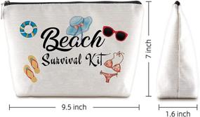 img 1 attached to Survival Women, Beach Essentials Glasses Storage