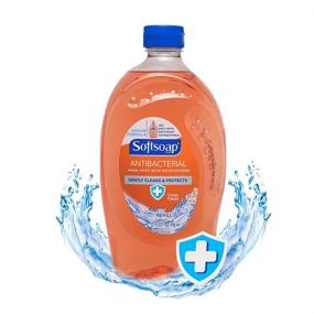 img 3 attached to 🧼 32 fl oz Softsoap Crisp Clean Antibacterial Liquid Hand Soap Refill