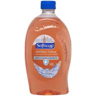 🧼 32 fl oz softsoap crisp clean antibacterial liquid hand soap refill logo