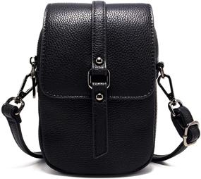 img 4 attached to Lecanedo Crossbody Leather Cellphone Shoulder Women's Handbags & Wallets