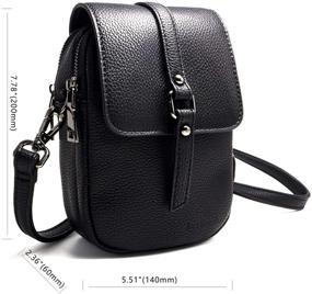 img 3 attached to Lecanedo Crossbody Leather Cellphone Shoulder Women's Handbags & Wallets