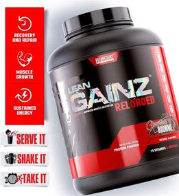 img 1 attached to 🍫 Betancourt Nutrition Lean Gainz Protein Blend - Natural Protein & Carbs Powder, 5.3 lb. (16 Servings), Chocolate Brownie - Fuel Your Gains!