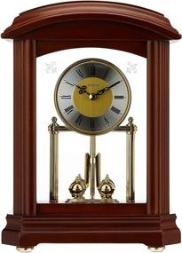 img 1 attached to 🕒 Bulova B1848 Nordale Clock: Timeless Elegance in Walnut Finish