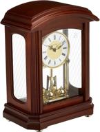 🕒 bulova b1848 nordale clock: timeless elegance in walnut finish logo